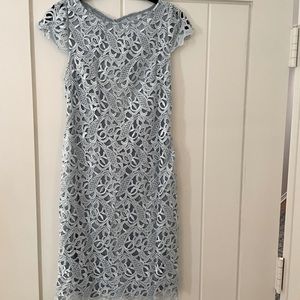 Alice & Olivia Blue Lace Dress sz M